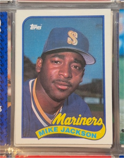 1989 Topps #169 Mike Jackson — front