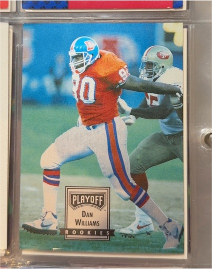 1993 Playoff Contenders #134 Dan Williams — front