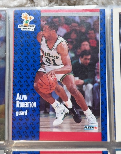 1991-92 Fleer #118 Alvin Robertson — front