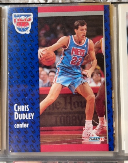 1991-92 Fleer #131 Chris Dudley — front