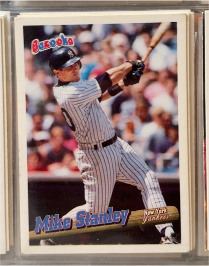 1996 Topps Bazooka Mike Stanley — front