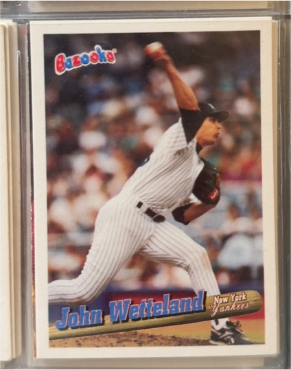 1996 Topps Bazooka #101 John Wetteland — front