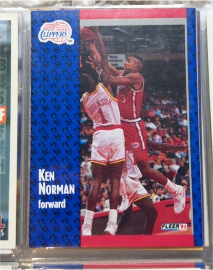 1991 Fleer #93 Ken Norman — front