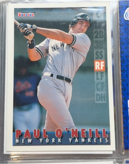 1995 Topps Bazooka #45 Paul O'Neill — front