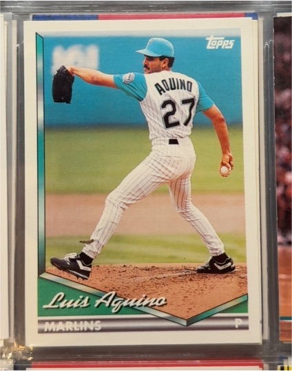 1994 Topps #76 Luis Aquino — front