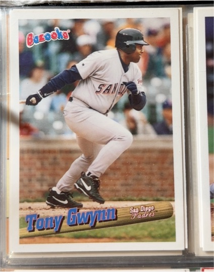 1996 Topps Bazooka #124 Tony Gwynn — front