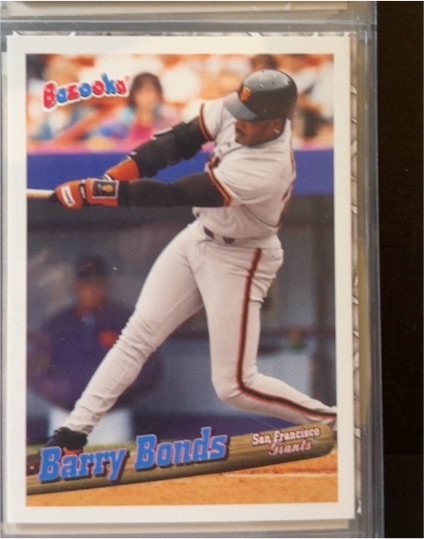 1996 Topps Bazooka #118 Barry Bonds — front