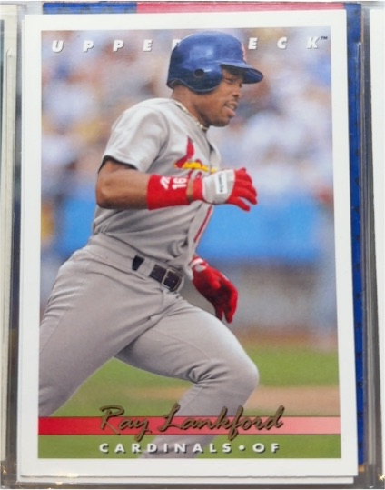 1993 Upper Deck #244 Ray Lankford — front