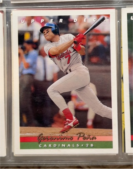 1993 Upper Deck #331 Geronimo Pena — front