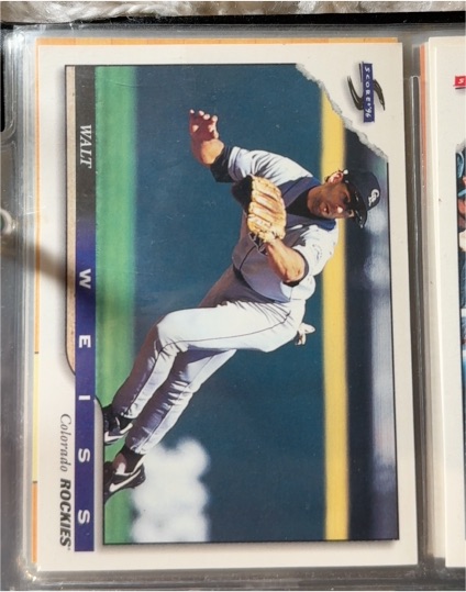 1996 Score #98 Walt Weiss — front