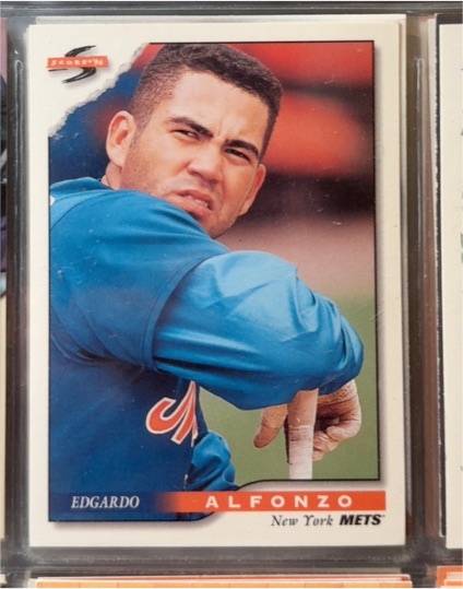 1996 Score #174 Edgardo Alfonzo — front