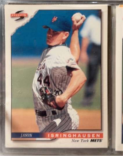 1996 Score #131 Jason Isringhausen — front