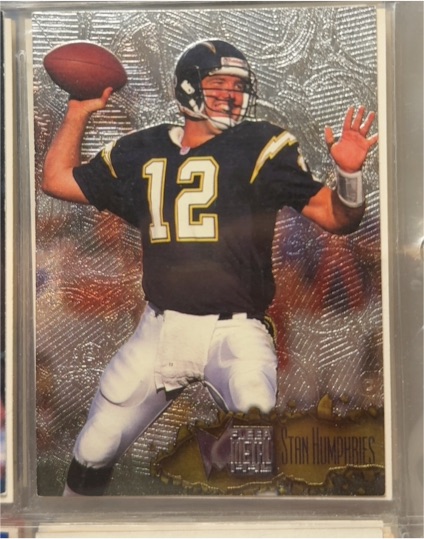 1996 Fleer Metal #105 Stan Humphries — front