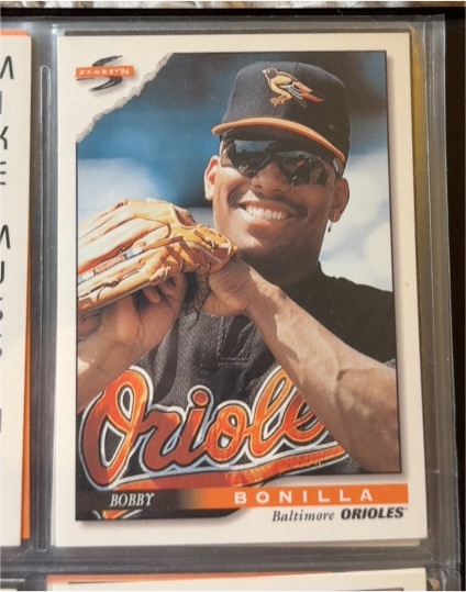 1996 Score #167 Bobby Bonilla — front