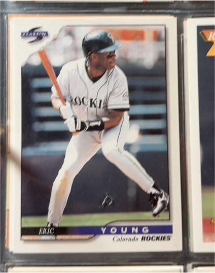 1996 Score #122 Eric Young — front