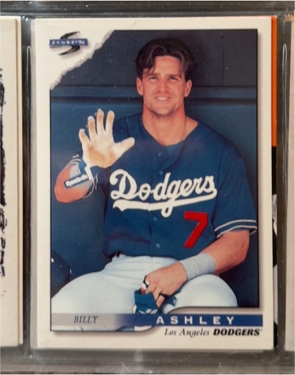 1996 Score Dugout Collection #96 Billy Ashley — front