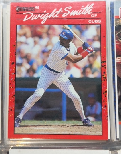 1990 Donruss #393 Dwight Smith Chicago Cubs — front