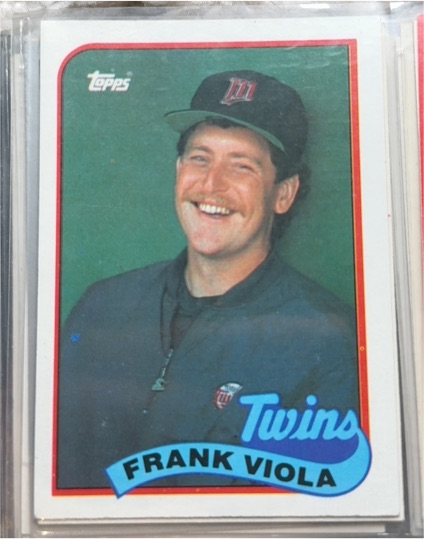 1989 Topps #120 Frank Viola — front