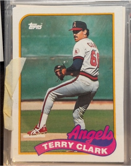 1989 Topps #129 Terry Clark — front