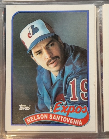 1989 Topps #228 Nelson Santovenia — front