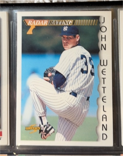 1996 Score Pinnacle #201 John Wetteland — front