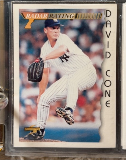 1996 Score #196 David Cone — front