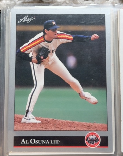 1992 Leaf #209 Al Osuna Houston Astros — front