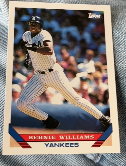1993 Topps #222 Bernie Williams — front