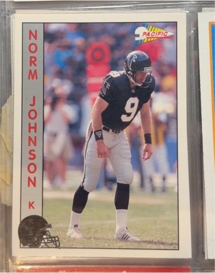 1992 Pacific #13 Norm Johnson — front