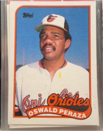 1989 Topps #297 Oswald Peraza — front