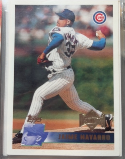 1996 Topps #381 Jaime Navarro — front