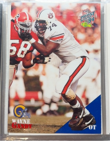 1994 Classic NFL Draft #18 Wayne Gandy — front