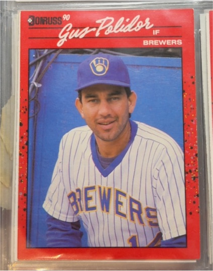 1990 Donruss #412 Gus Polidor — front