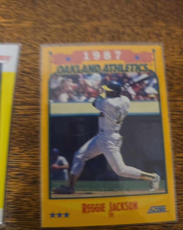 1988 Score #504 Reggie Jackson — front