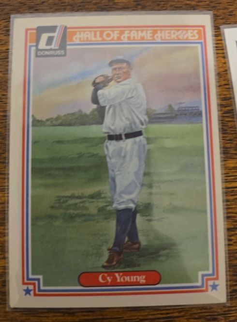 1983 Donruss Hall of Fame Heroes #27 Cy Young — front