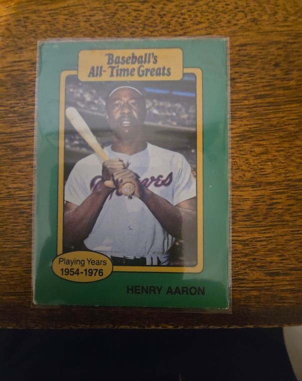 1987 Hygrade Baseball's All-Time Greats #NNO Henry Aaron — front