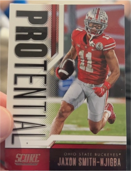 2023 Panini Score #10 Jaxon Smith-Njigba Protential — front