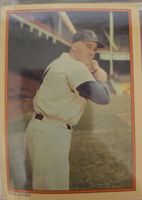 1985 Topps Circle K #20 Duke Snider — front