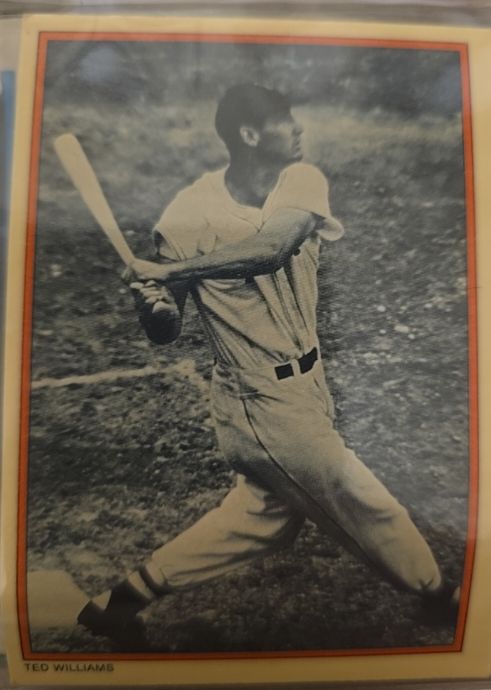 1985 Topps Circle K #9 Ted Williams — front