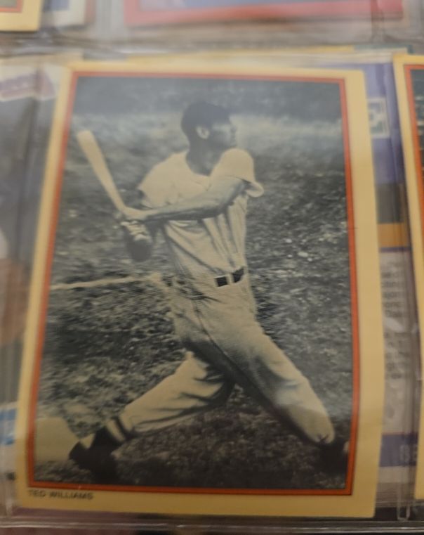1985 Topps Circle K #9 Ted Williams — front