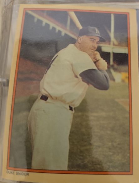 1985 Topps Circle K #20 Duke Snider — front