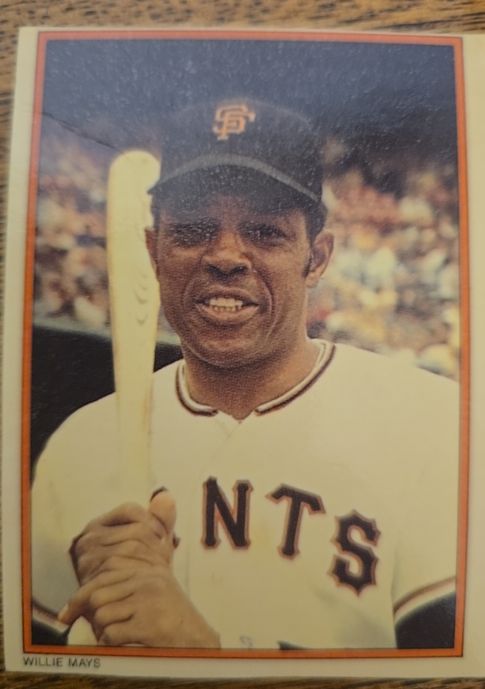 1985 Topps Circle K #3 Willie Mays — front