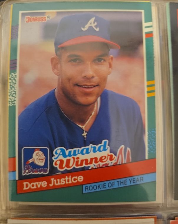 1991 Donruss #683 Dave Justice — front