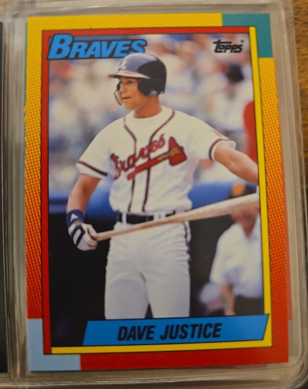 1990 Topps Traded #48T Dave Justice — front