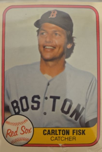1981 Fleer #224 Carlton Fisk — front
