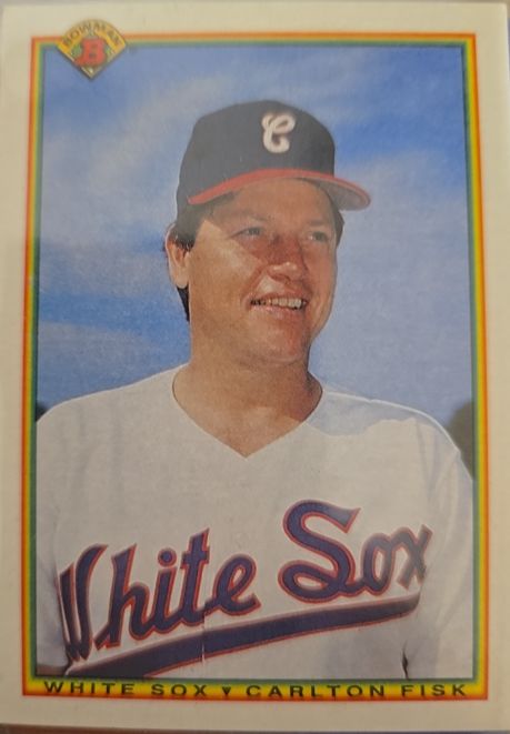 1990 Bowman #314 Carlton Fisk — front