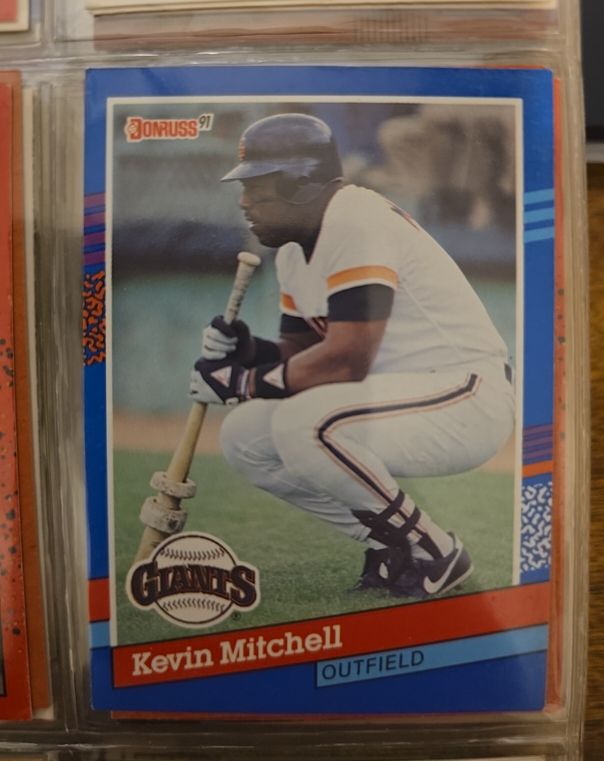 1991 Donruss #255 Kevin Mitchell — front