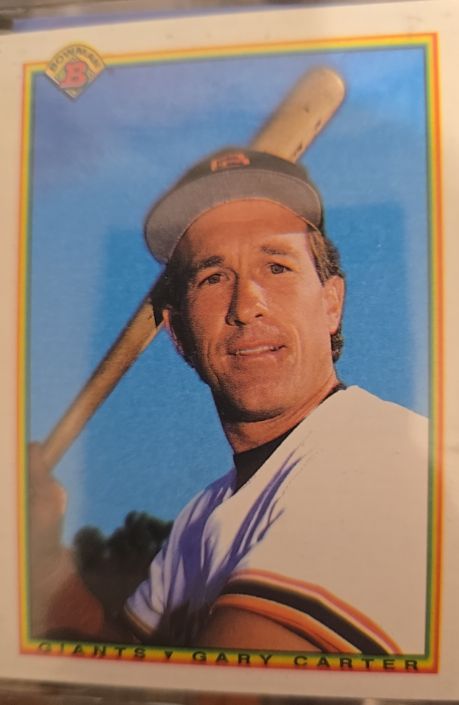 1990 Bowman #236 Gary Carter San Francisco Giants — front