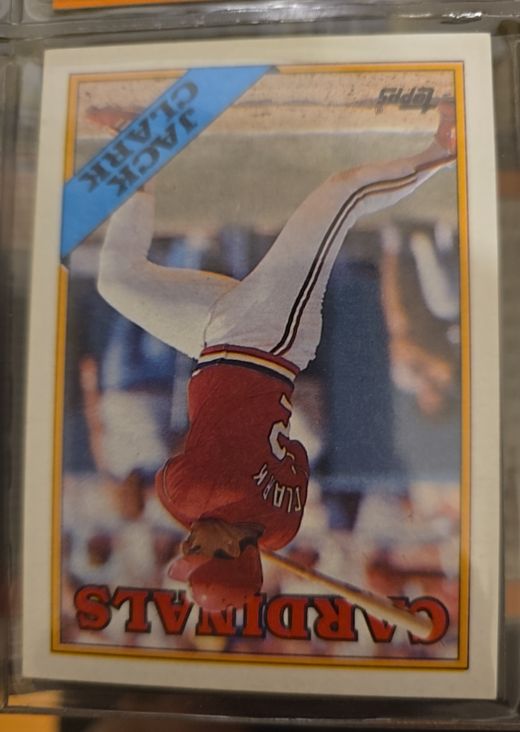 1988 Topps #100 Jack Clark — front