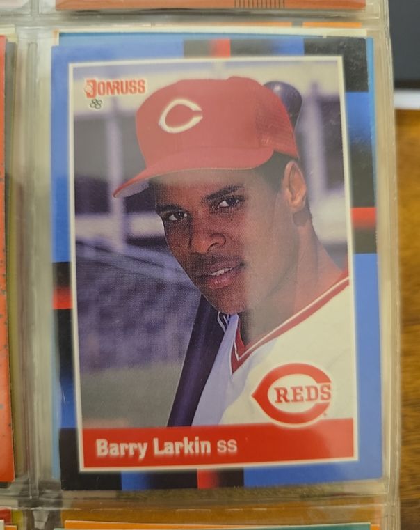 1988 Donruss #492 Barry Larkin — front